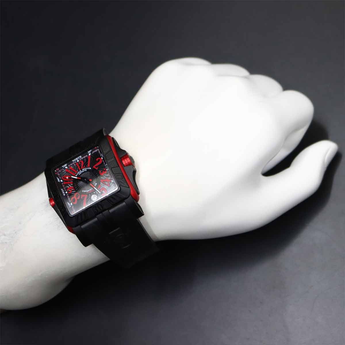  フランクミュラー FRANCK MULLER コンキスタドール コルテス グランプリ 10800SCDTGPG デイト 腕時計 自動巻き Conquistador 90306976 春コーデ 自動巻き時計 腕時計(アナログ)