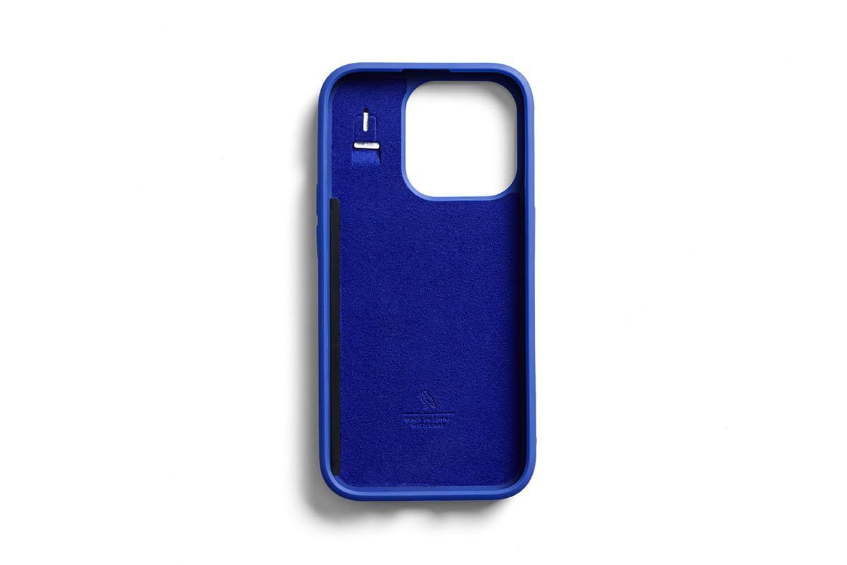 Bellroy Phone Case ? 3 Card iPhone 15 Pro Max用 レザーのiPhoneケース スマホウォレット Cobalt