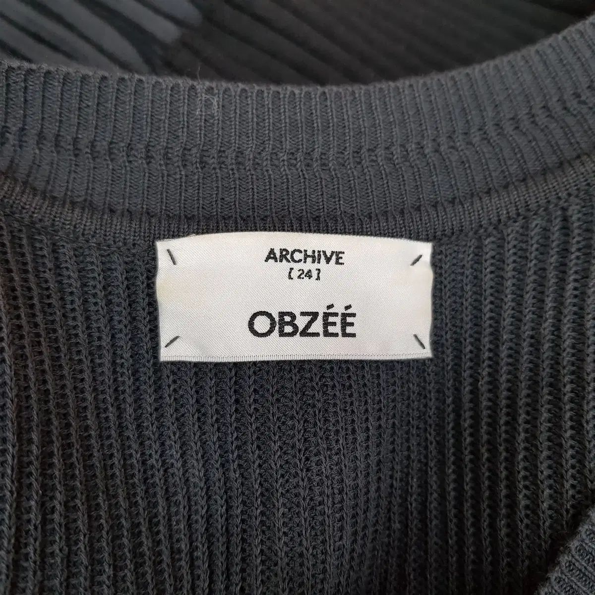  オブジェ OBZEE 2021 ニット プリーツ ロング ONE PIECE 長袖 七分袖 その他