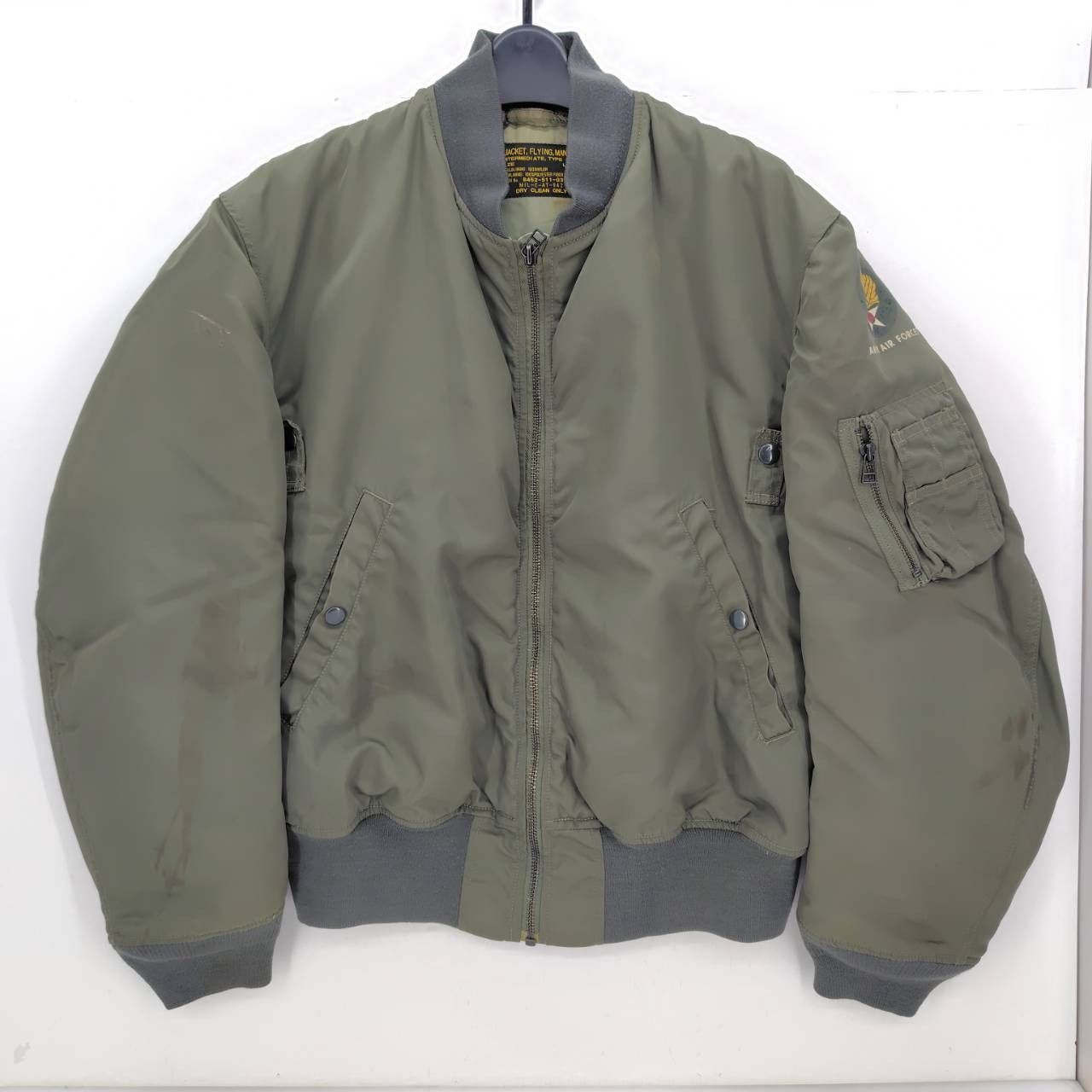 極美品 キャプテンサンシャイン ミリタリー MA-1 フライトジャケット カーキ 極美品 キャプテンサンシャイン ミリタリー MA-1 フライトジャケット