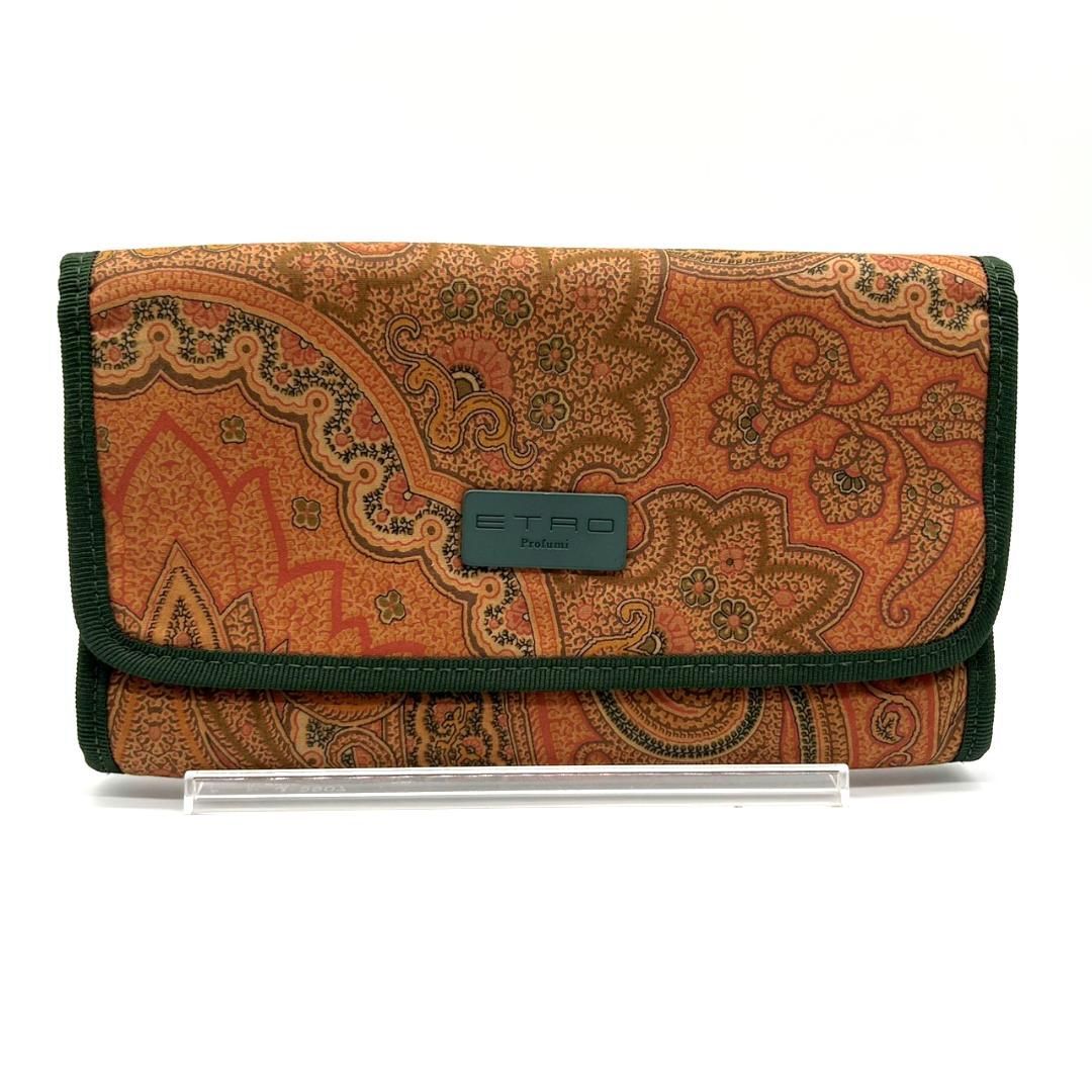 ETRO エトロ ペイズリー柄 長財布型ポーチ マルチケース 260112002
