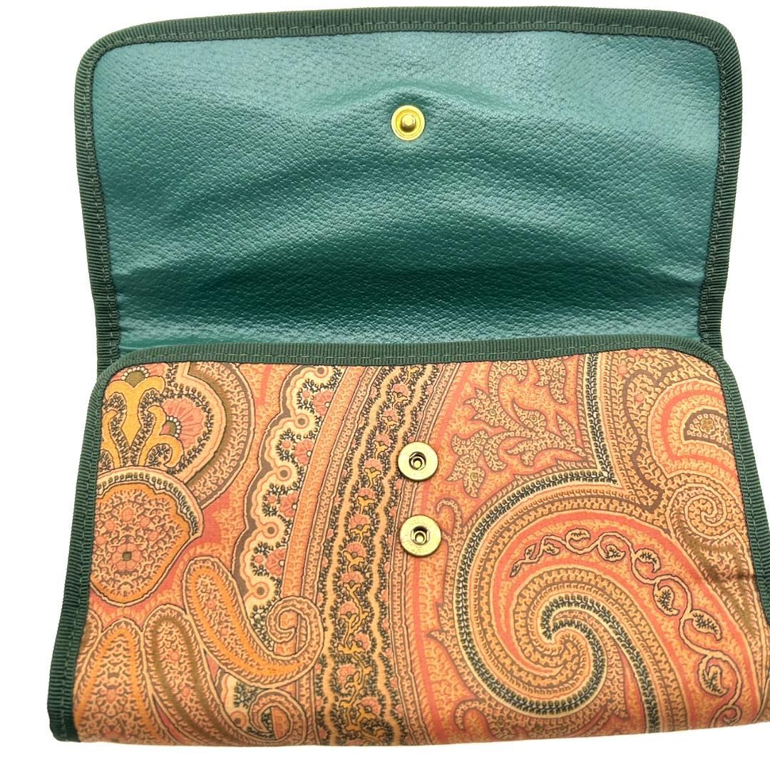 ETRO エトロ ペイズリー柄 長財布型ポーチ マルチケース 260112002