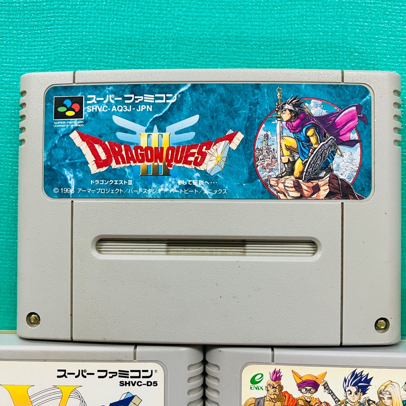 カセットのみ3点セット】スーパーファミコン ドラゴンクエストIII