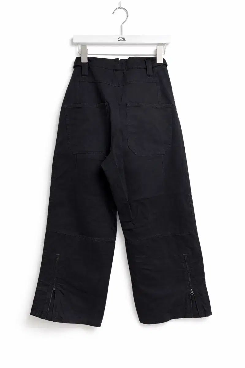 ポリテル サイド ジップ ゴシマ パンツ ブラック 1 S