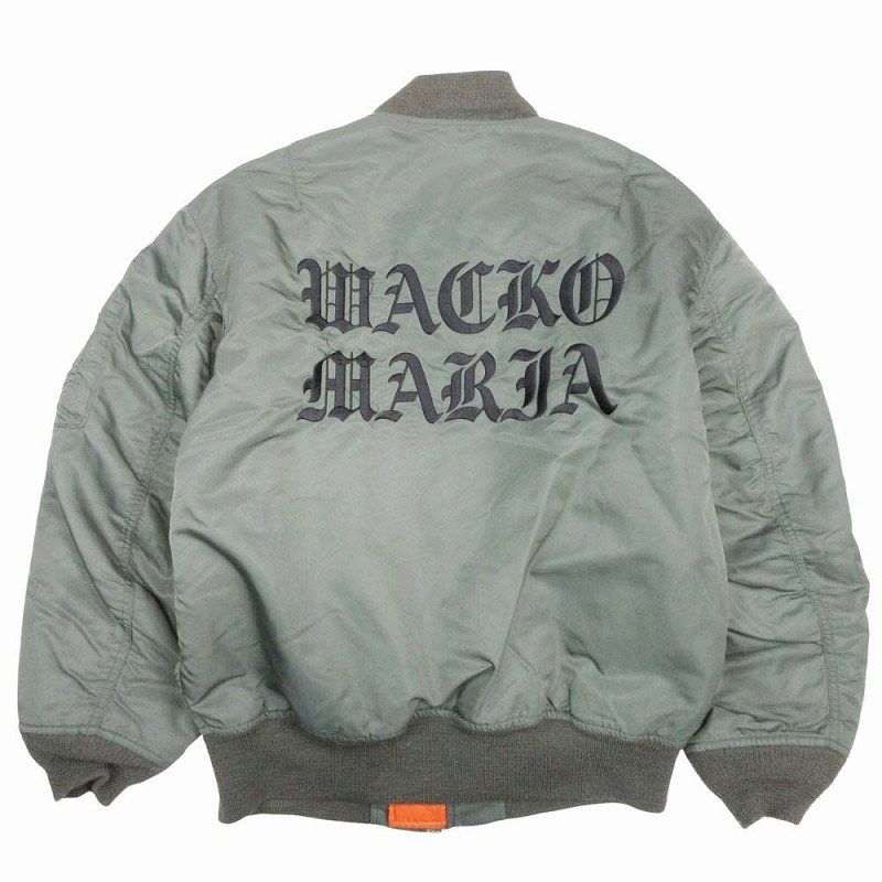 23aw ワコマリア WACKO MARIA MA-1 FLIGHT JACKET TYPE-3 ロゴ刺繍