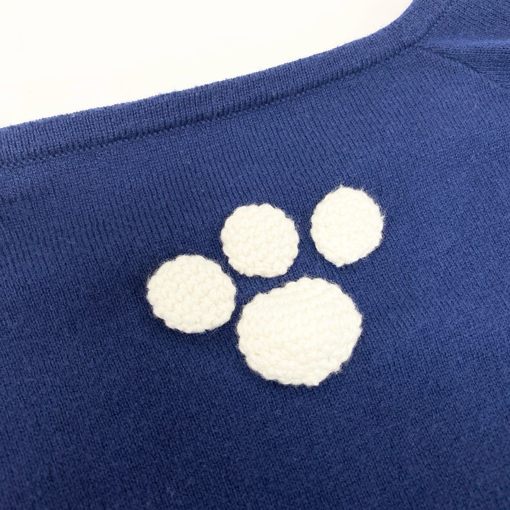 トクコプルミエヴォル プリント&刺繍入りニットチュニック ワンピース 5a12 TOKUKO 1er VOL トクコプルミエヴォル チュニックワンピース