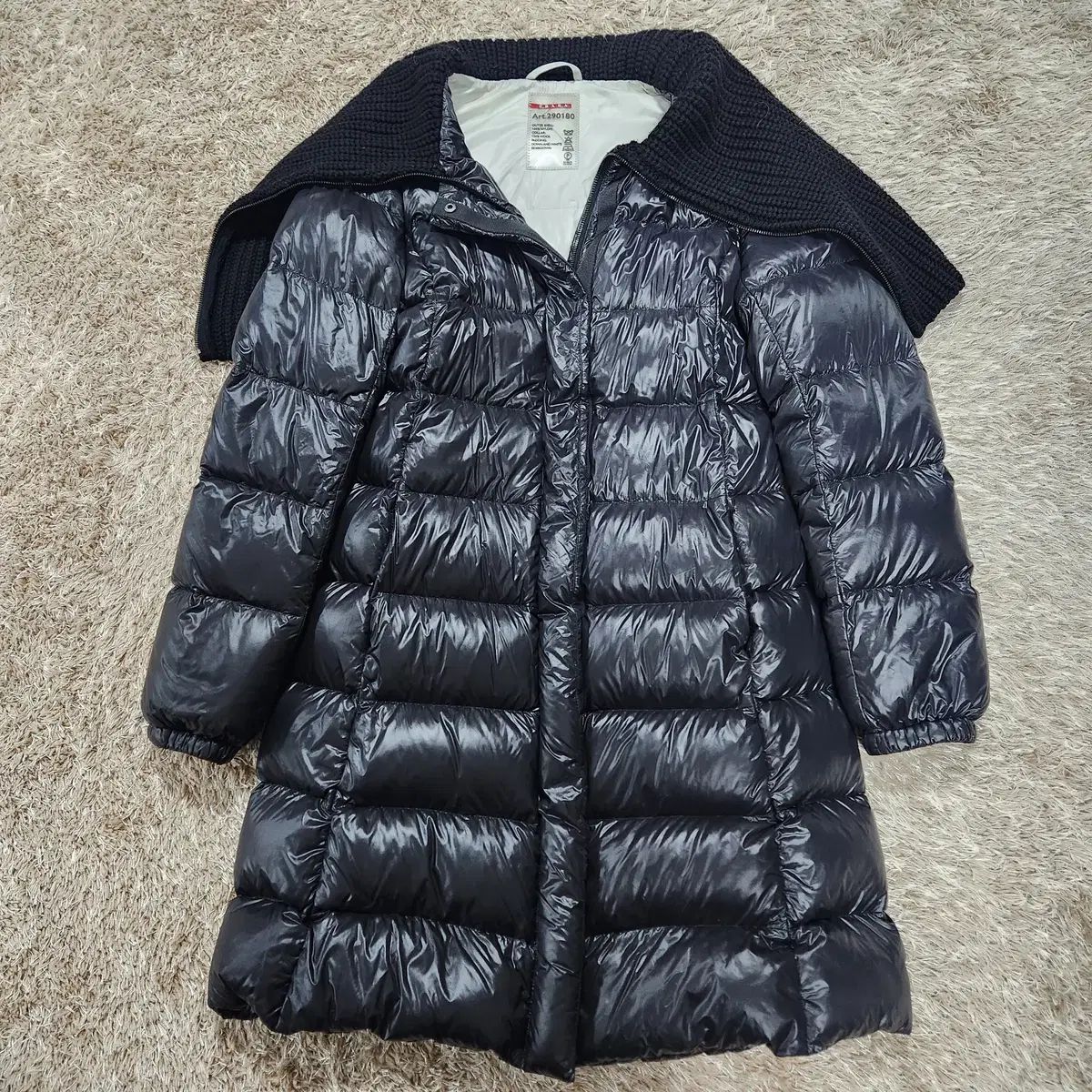 PRADA プラダ レディース ダックダウン ダウンジャケット ロング丈 42 サイズ