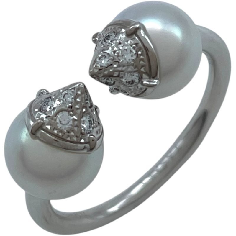 タサキ TASAKI シグネチャーヤリング ホワイトゴールド 750 パール ジュエリー
