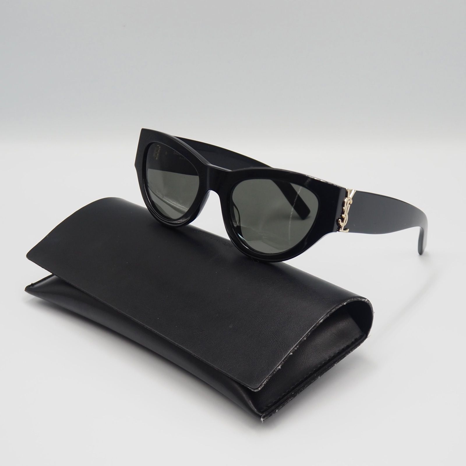 SAINT LAURENT PARIS サングラス ブラック 現行品】Saint Laurent Paris サングラス サンローラン ブラック 春夏