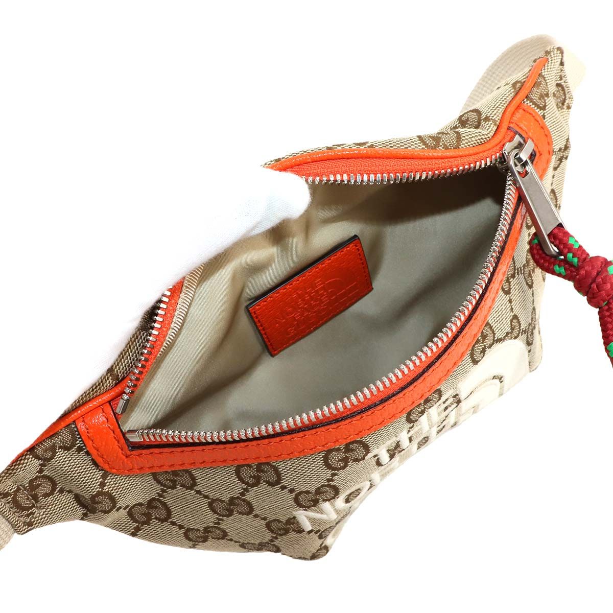 未使用 展示品 グッチ GUCCI ザ ノースフェイス ウエスト ポーチ