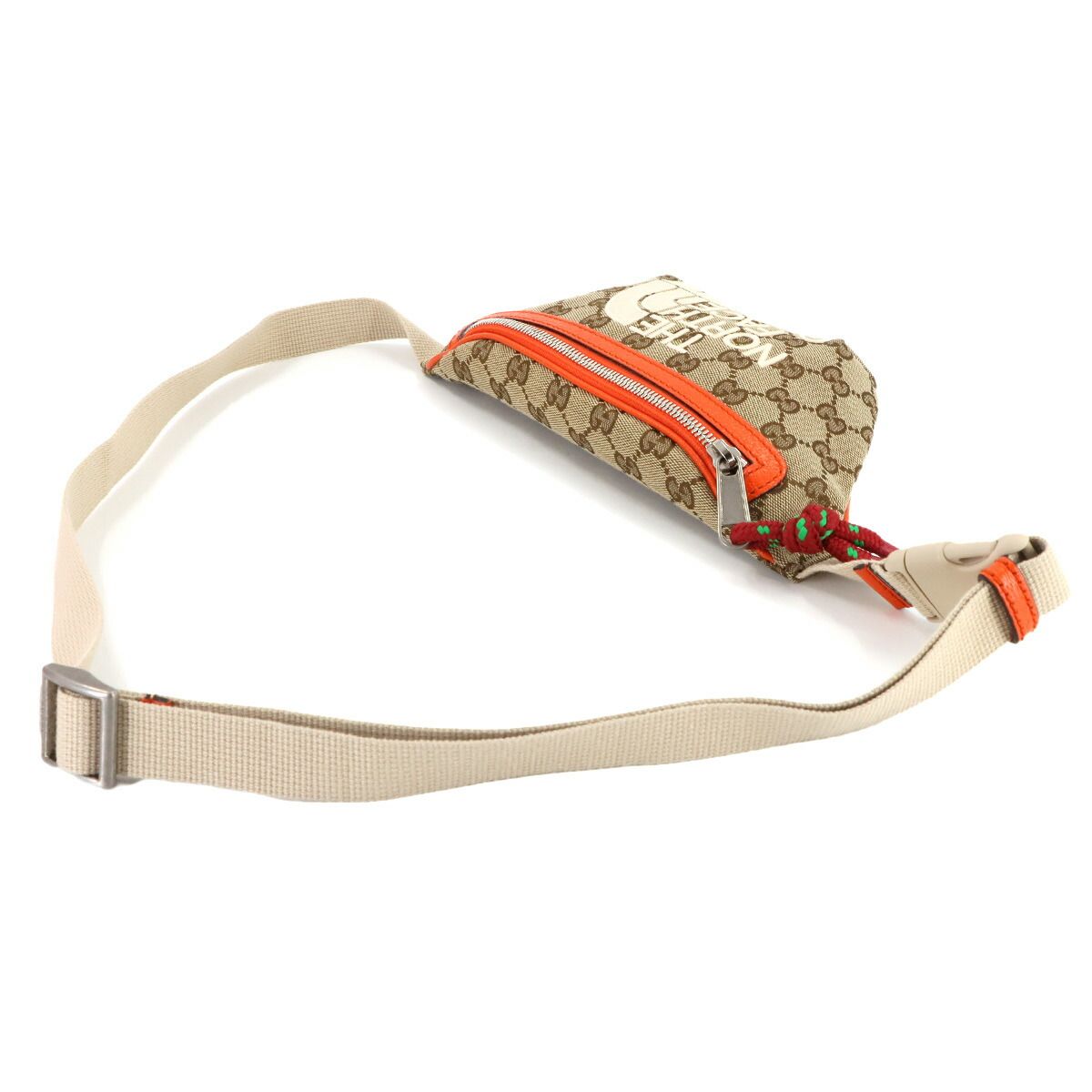 未使用 展示品 グッチ GUCCI ザ ノースフェイス ウエスト ポーチ