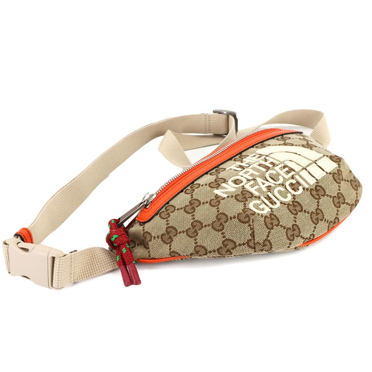 未使用 展示品 グッチ GUCCI ザ ノースフェイス ウエスト ポーチ