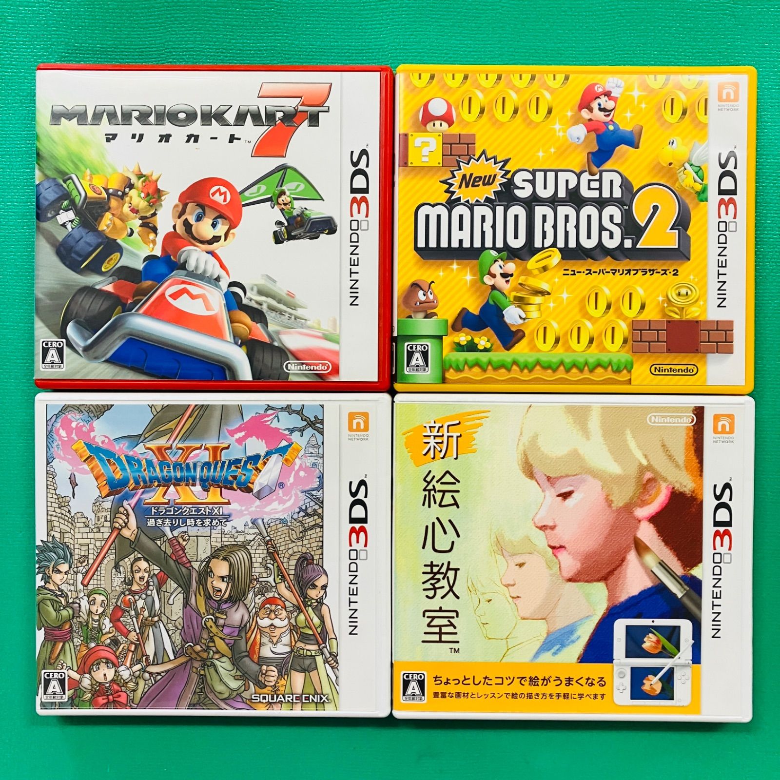 4点セット】3DS マリオカート7 NEW スーパーマリオブラザーズ2