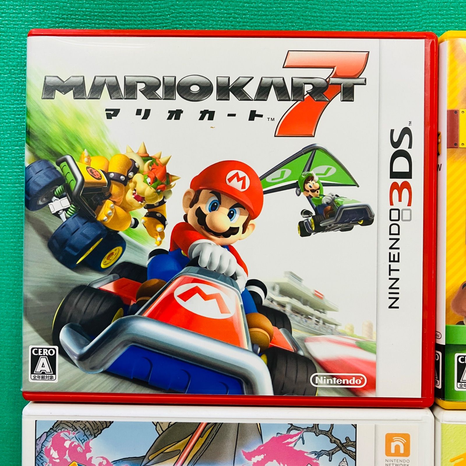 4点セット】3DS マリオカート7 NEW スーパーマリオブラザーズ2
