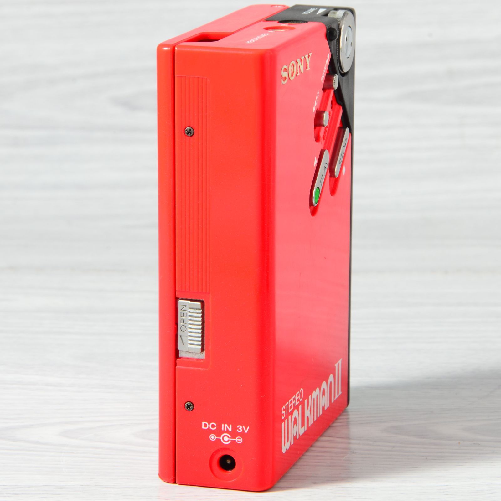 SONY WALKMAN WM-2 カセットウォークマン レッド ケース付 整備済