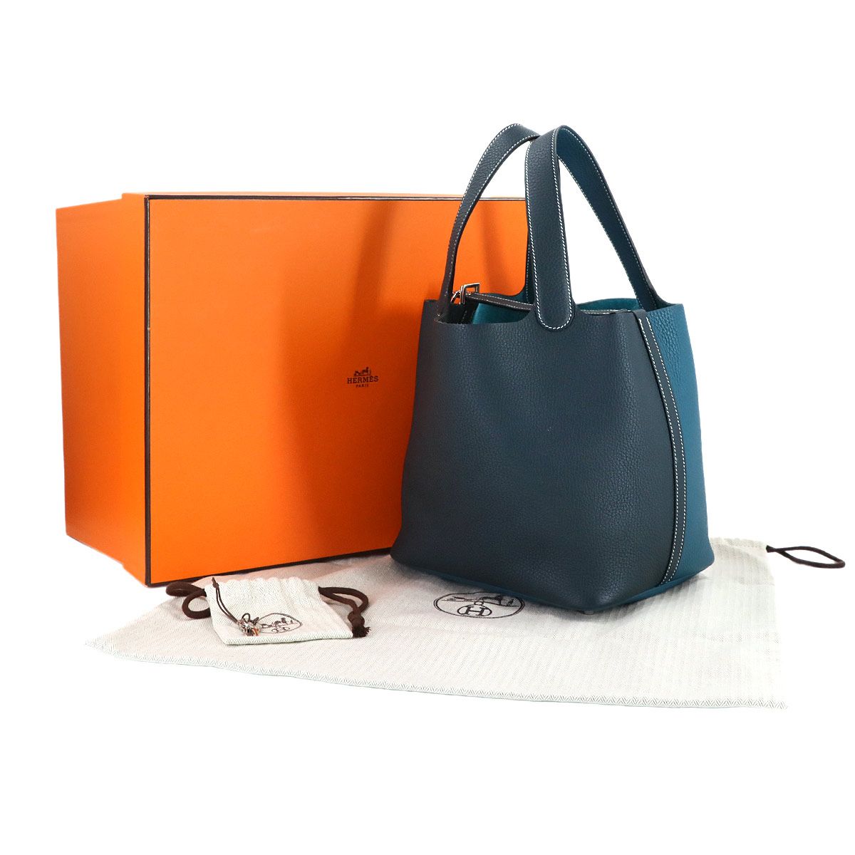 未使用 展示品 エルメス HERMES ピコタンロック 22 カザック MM ハンド 