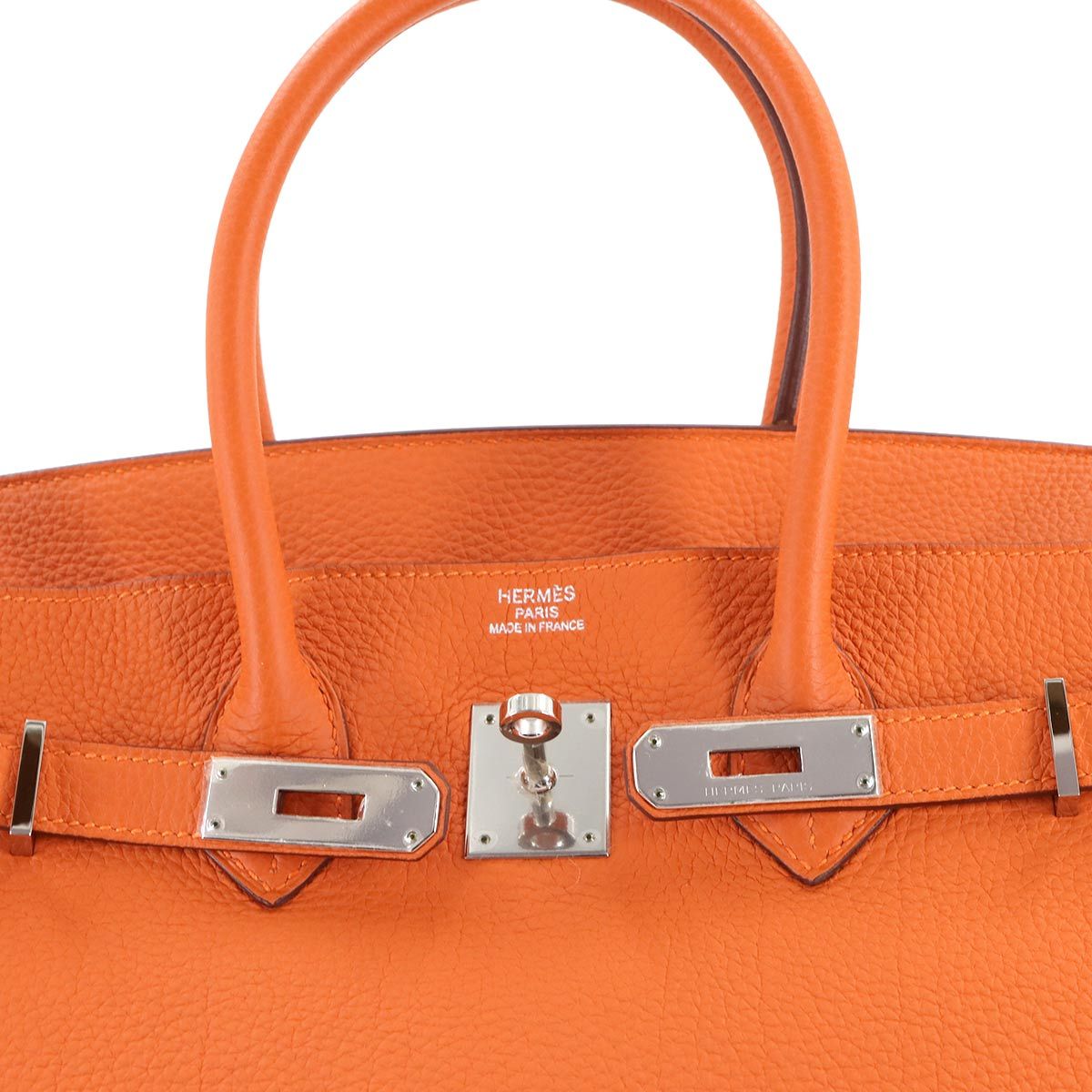 未使用 展示品 エルメス HERMES バーキン35 トゴ オレンジ ハンド