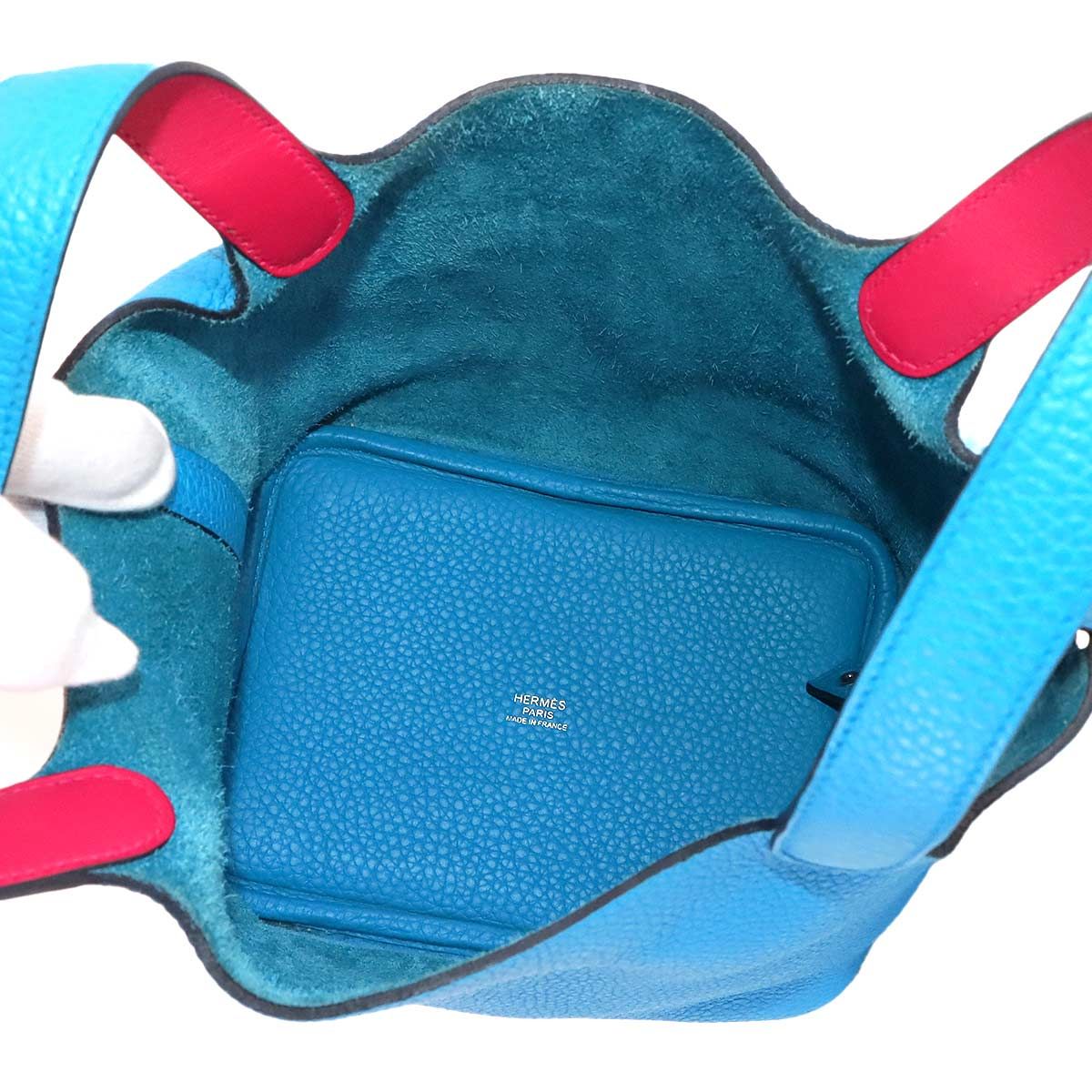 美品 エルメス HERMES ピコタンロック エクラ 18 PM ハンド バッグ