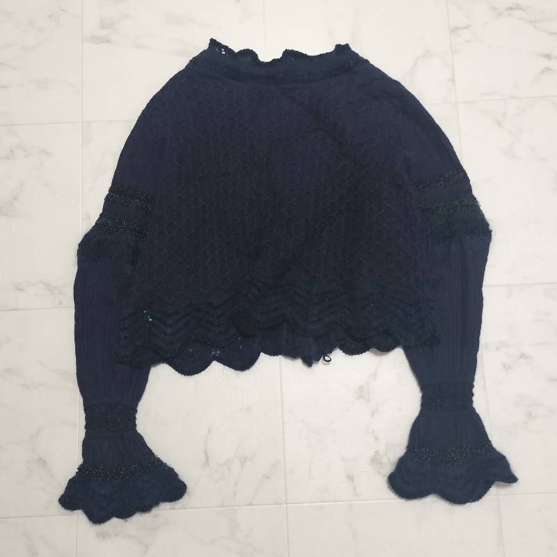 く*る様 mame マメ ニット 20AW mame kurogouchi マメ クロゴウチ 20AW Checkered mame 20aw ニット