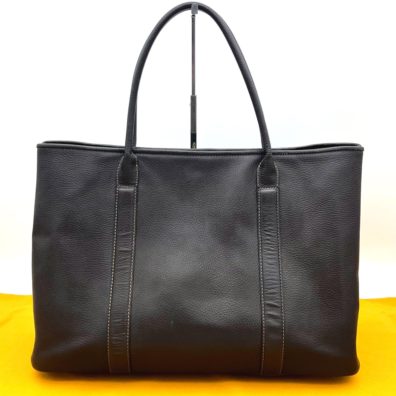 Barneys 【良品】バーニーズニューヨーク トートバッグ 肩掛け シボ革