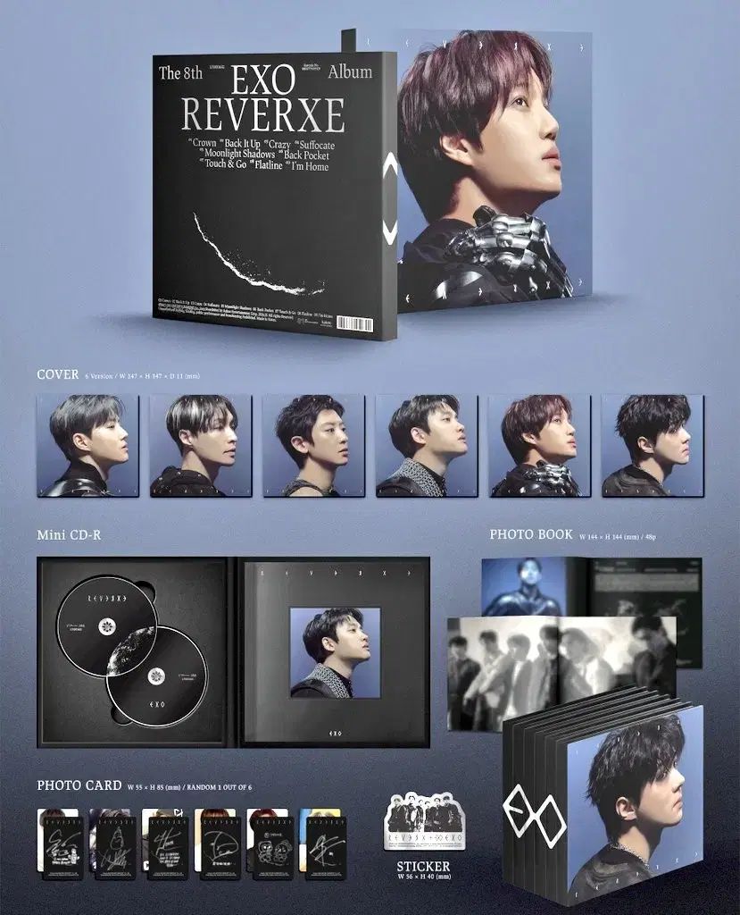 EXO（エクソ）8th アルバム ショーケース セット - メルカリ