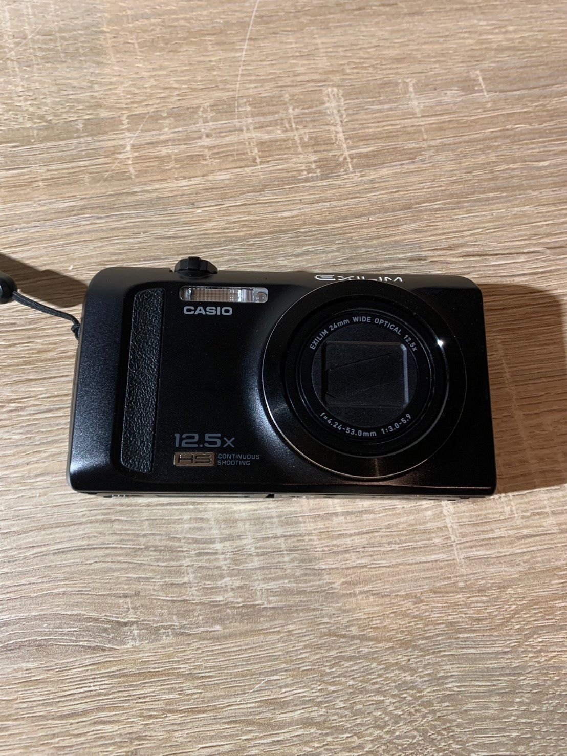 7691 CASIO カシオ EXILIM EX-ZR200 ブラック デジカメ 動作確認済み