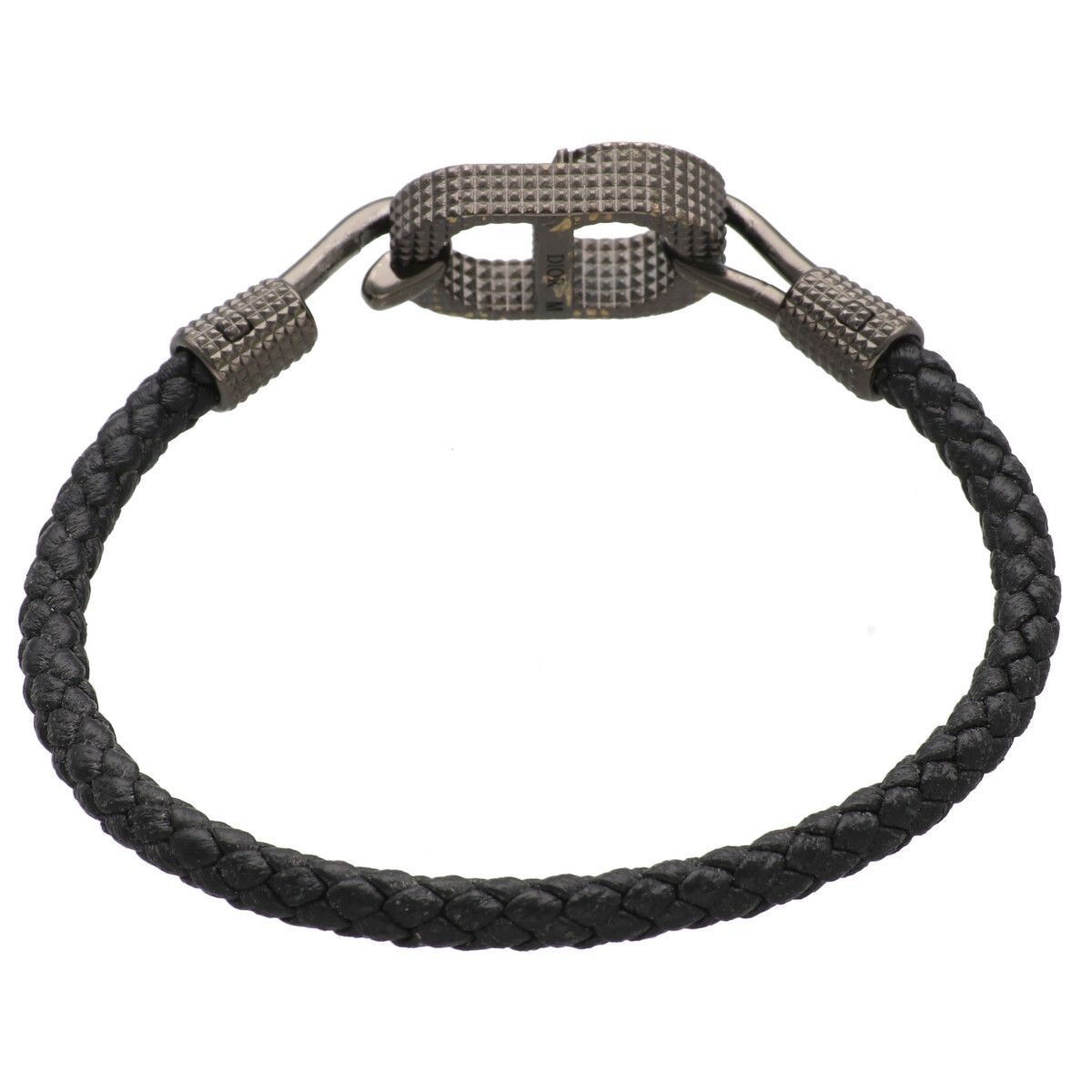 中古】 Christian Dior クリスチャン・ディオール ブレイドレザー