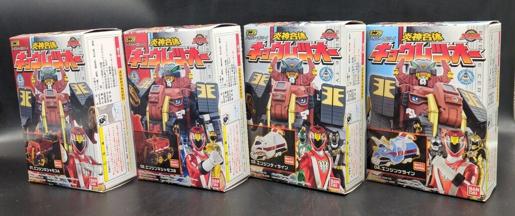 バンダイ ミニプラ/炎神合体キョウレツオー 炎神戦隊ゴーオンジャー 全