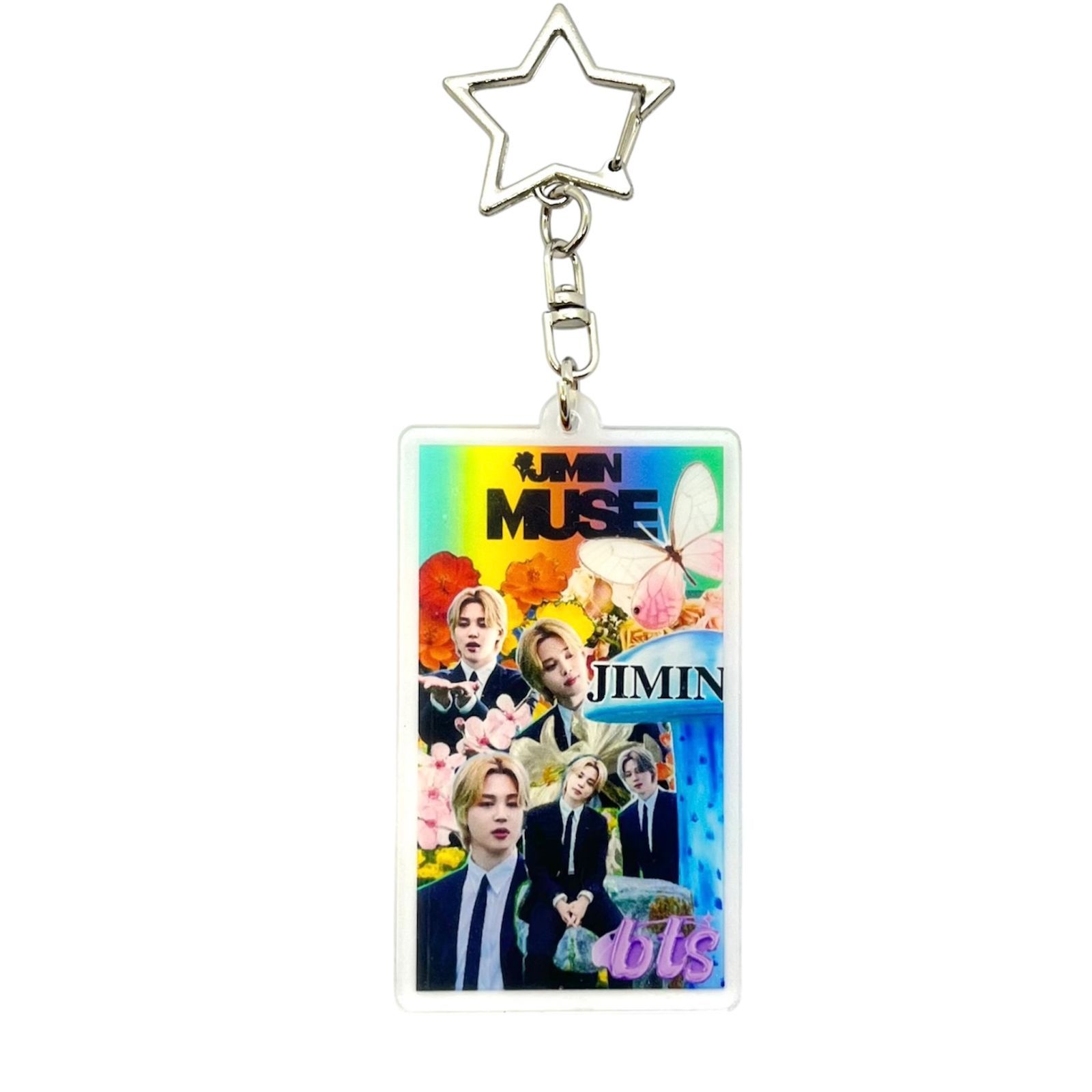 BTS♡JIN❀JIMIN♡アクリルキーホルダー 楽天市場】ジミン アクリルキーホルダーの通販