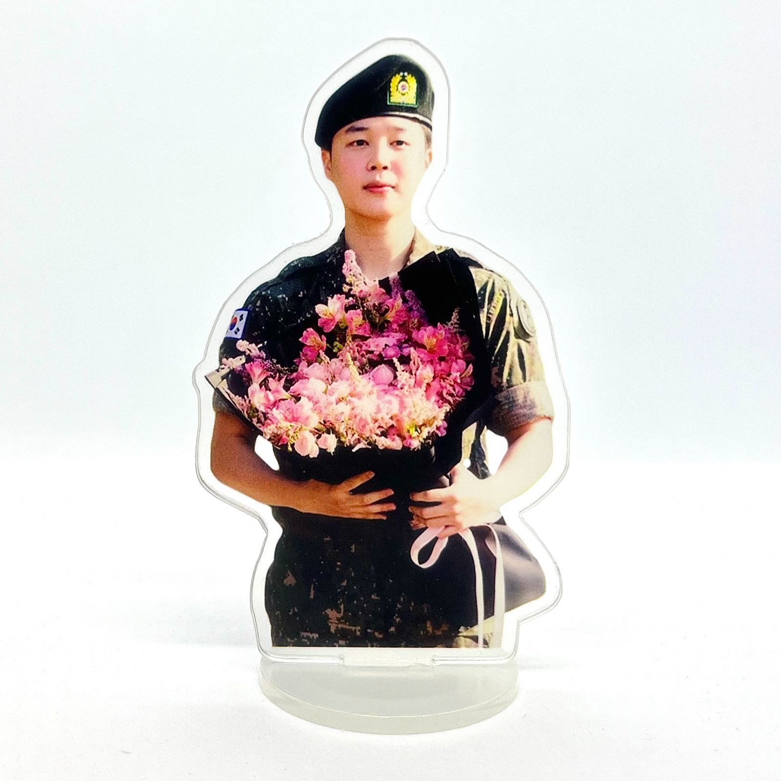 ジミン50.51】アクリルスタンド☆2個セット☆BTS・JIMIN☆軍服見納め