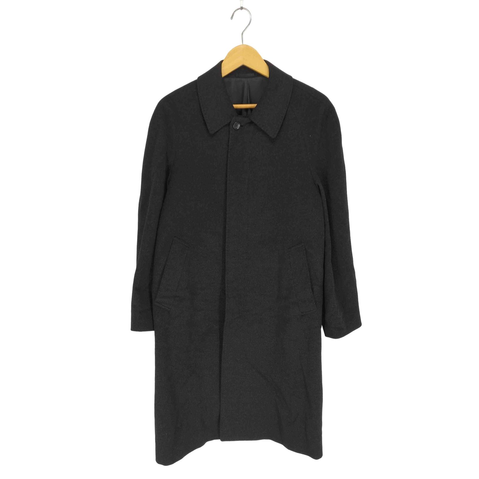 ユーズドフルギ 古着 cashmere カシミヤ100 ステンカラーコート メンズ 90 A 4