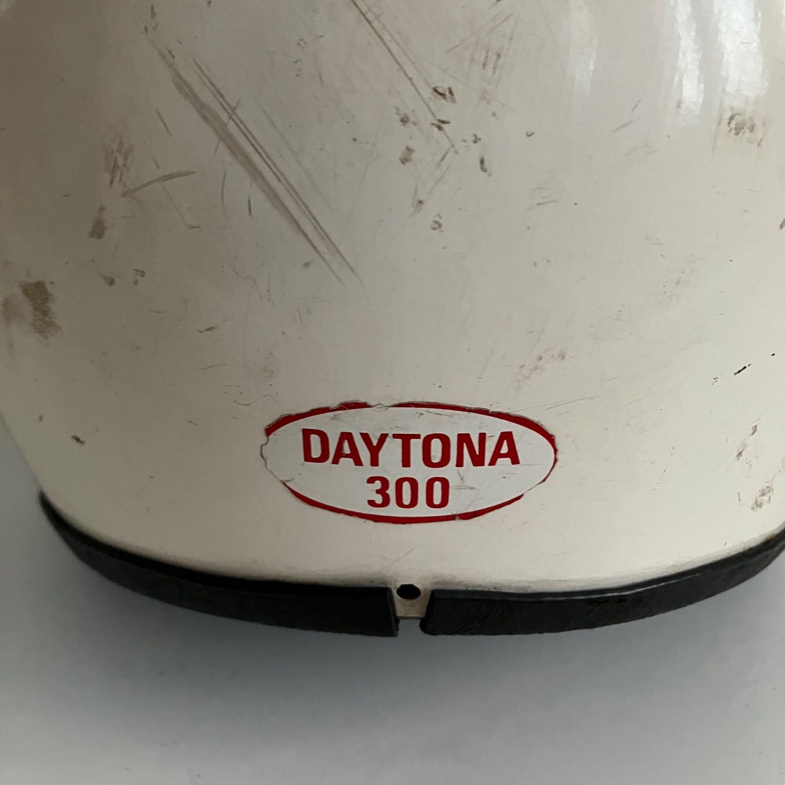 DAYTONA 300☆ビンテージヘルメット 当時物 白 ハーレー ジェット L