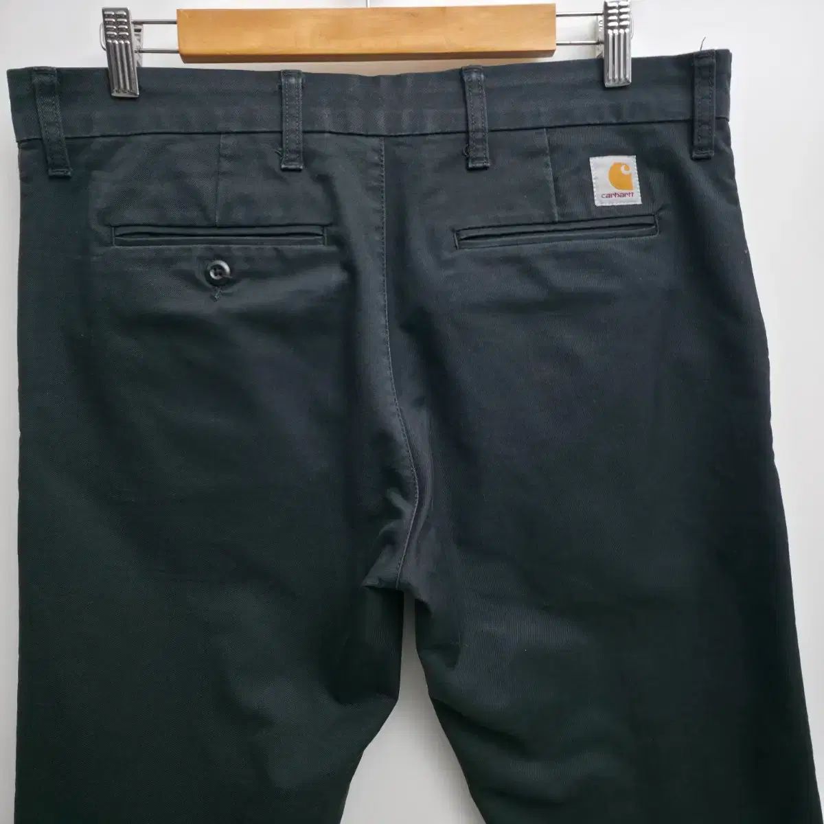 34/32 Carhartt カーハート 麻 マスター パンツ ブラック carhartt