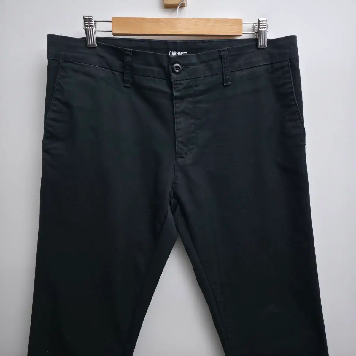 34/32 Carhartt カーハート 麻 マスター パンツ ブラック carhartt