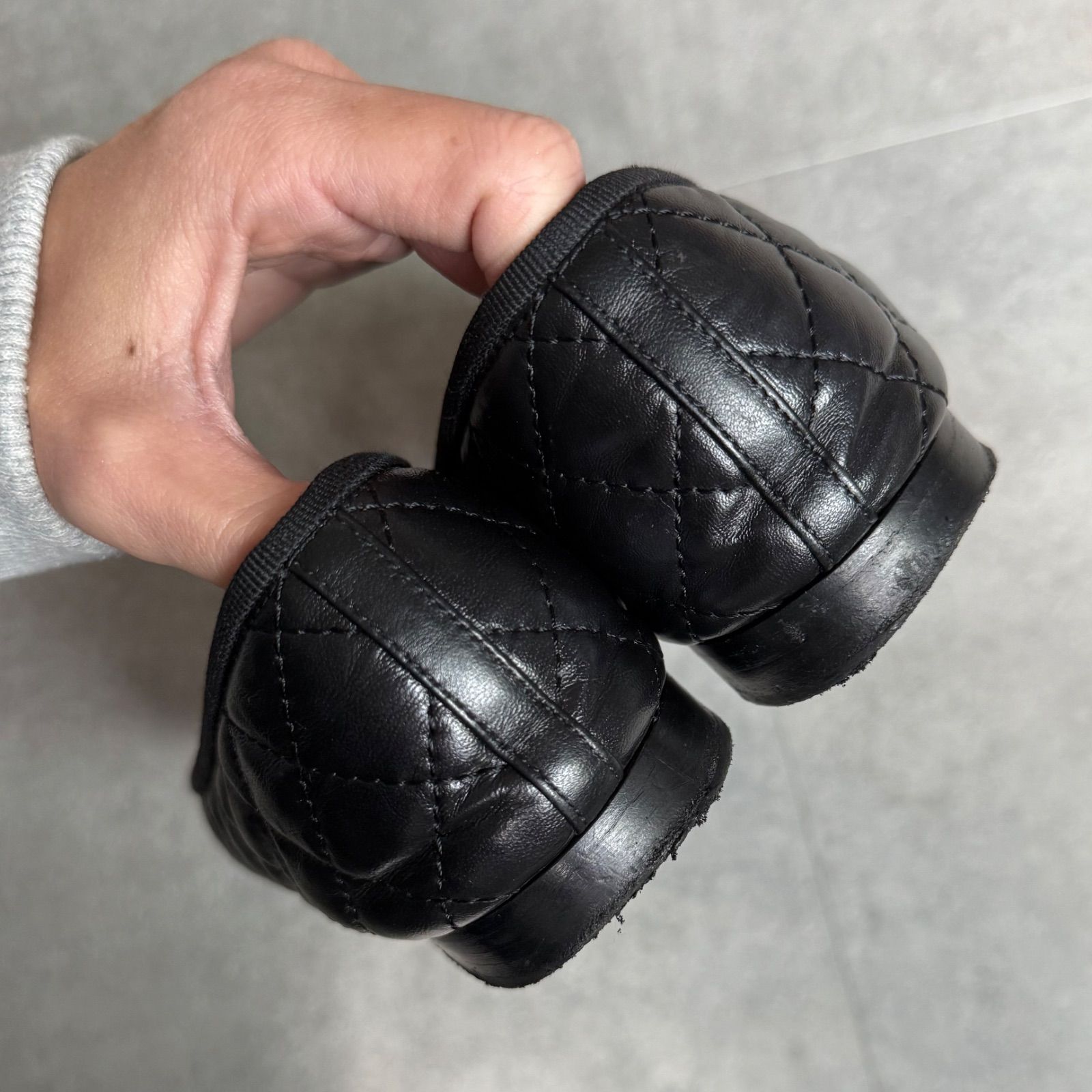 CHANEL　シャネル　マトラッセ　バレエシューズ　リボン　ココマーク CHANEL シャネル マトラッセ バレエシューズ リボン ココマーク CHANEL