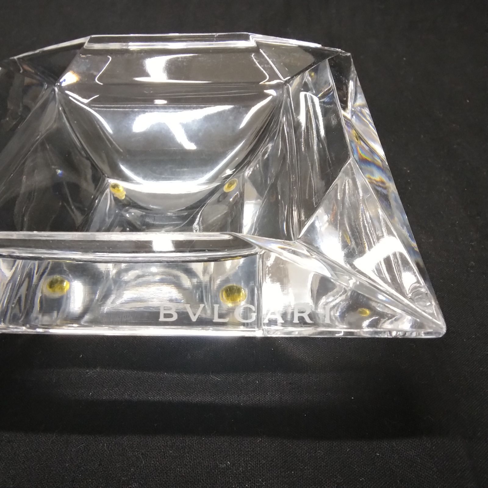 美品 BVLGARI ブルガリ ローゼンタール 灰皿 14cm 四角 元箱 楽天市場