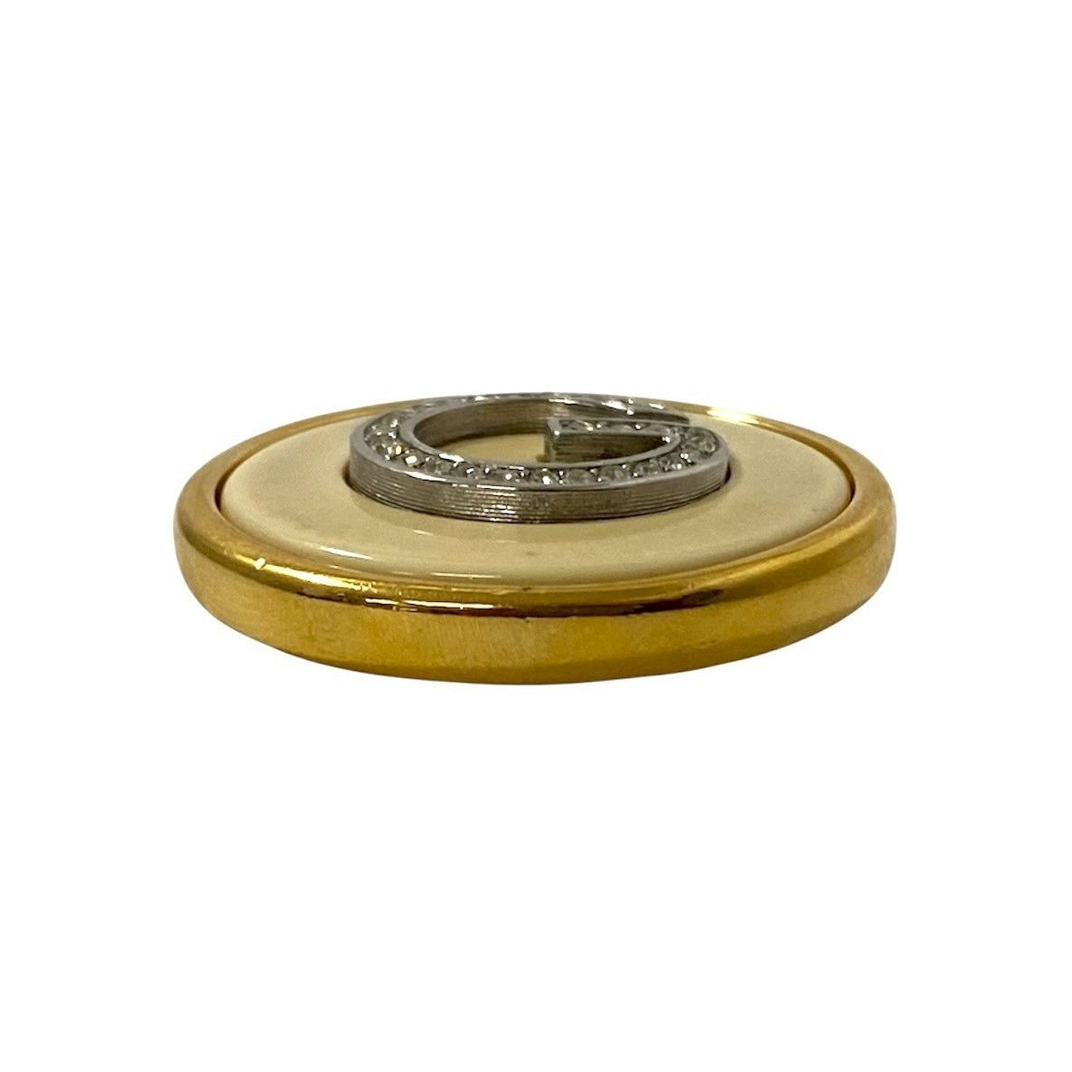 Y】ジバンシー ブローチ ゴールド 色石 ヴィンテージ GIVENCHY