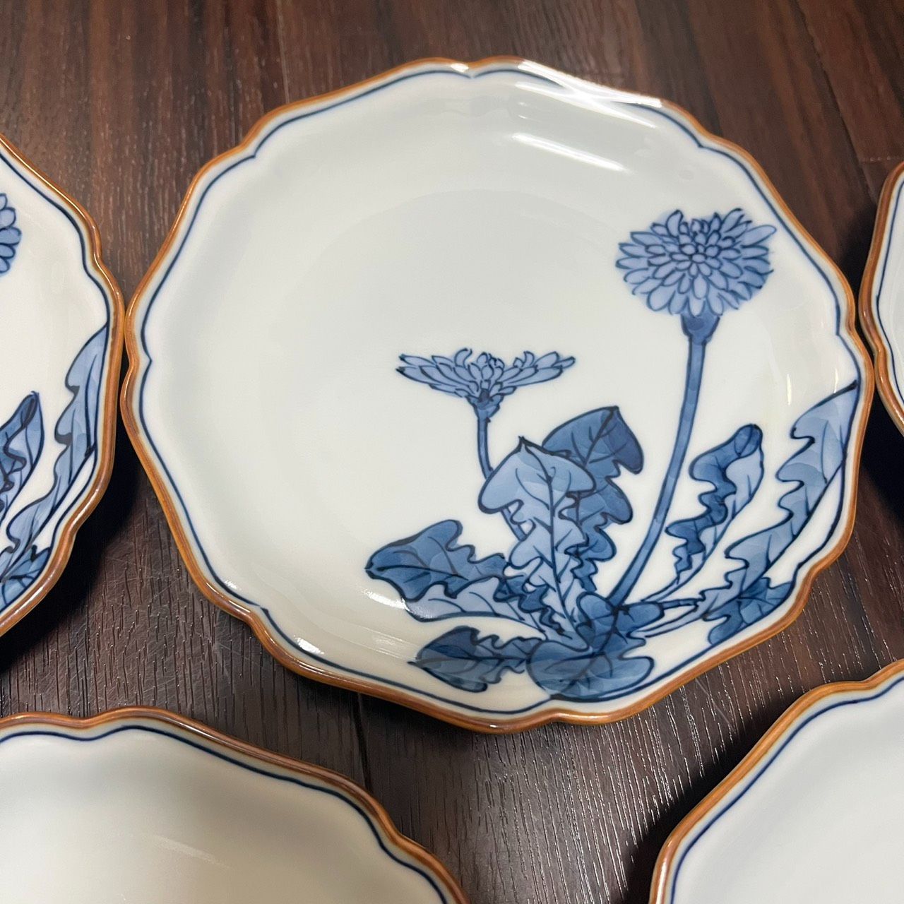 【稀少・廃盤品】おまけあり 古伊万里 有田焼 館林源右衛門 廃盤 館林源右衛門 魚網文両魚耳染め付け茶碗 コーヒーカップ ティ