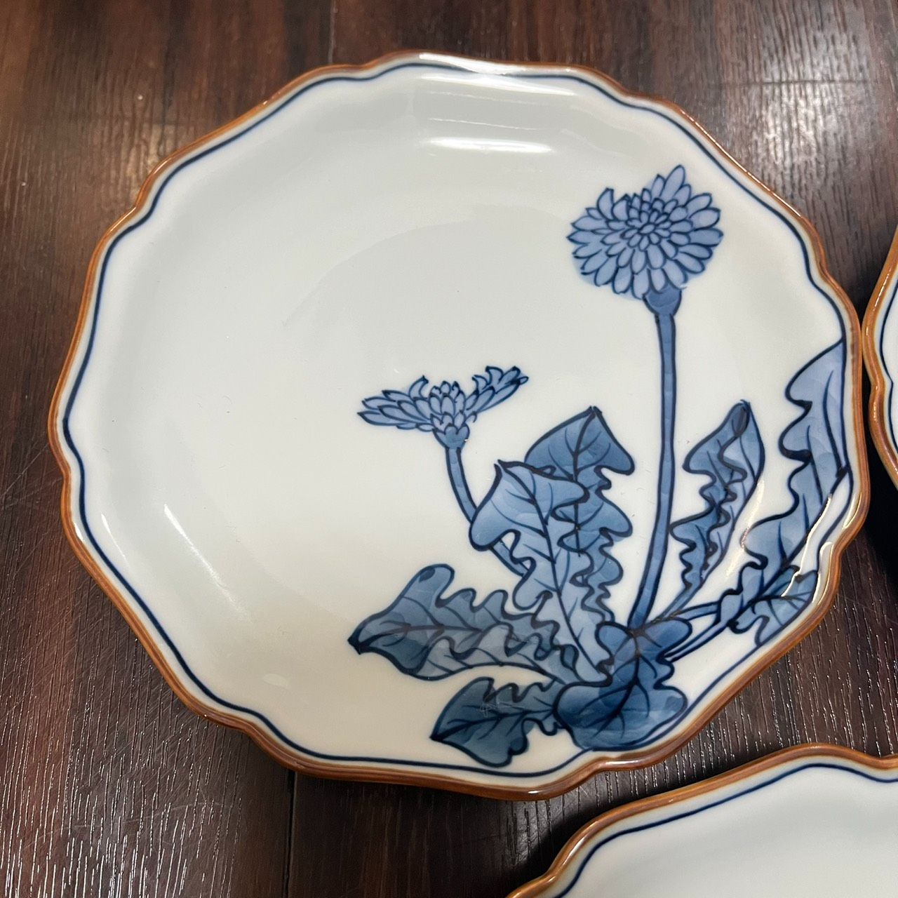 館林 源右衛門 三客 中皿 銘々皿 お皿 森皿 大皿 小皿　20 館林 源右衛門 三客 中皿 銘々皿 お皿 森皿 大皿 小皿 20