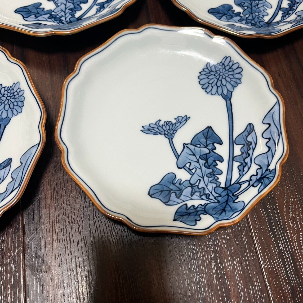 館林源右衛門 皿 5枚セット まとめ 有田焼 中古品 管理番号ARCAM946