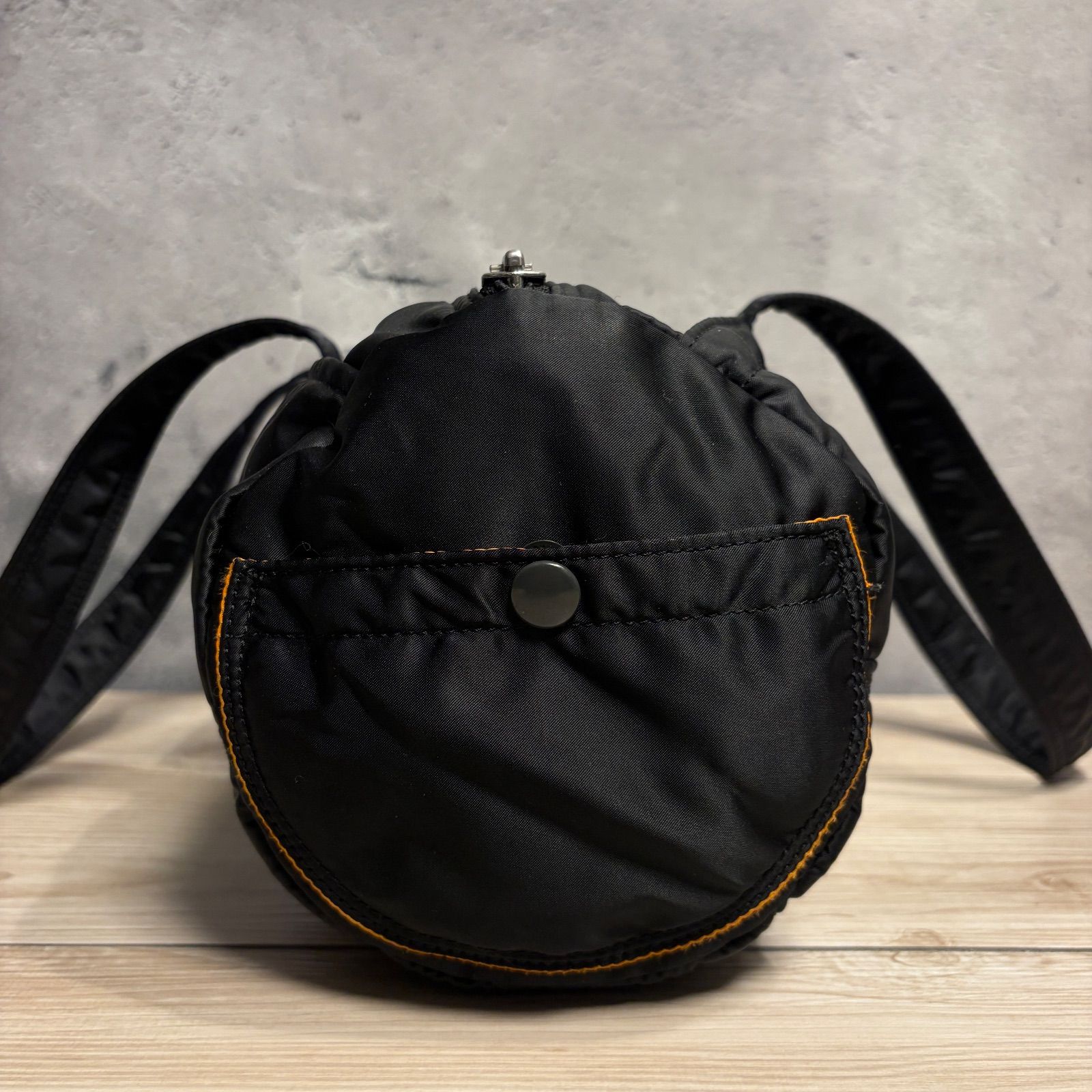 ✨PORTER タンカー ミニドラム L ブラック 旧ファスナー 吉田カバン