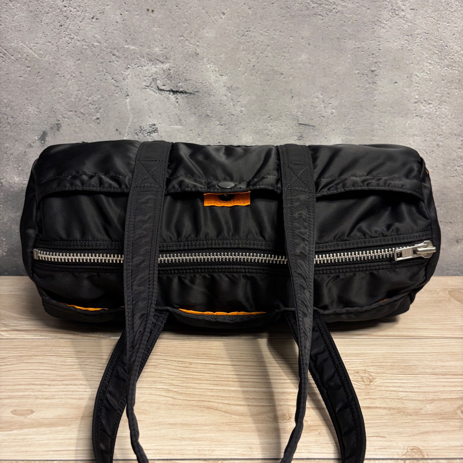 ✨PORTER タンカー ミニドラム L ブラック 旧ファスナー 吉田カバン