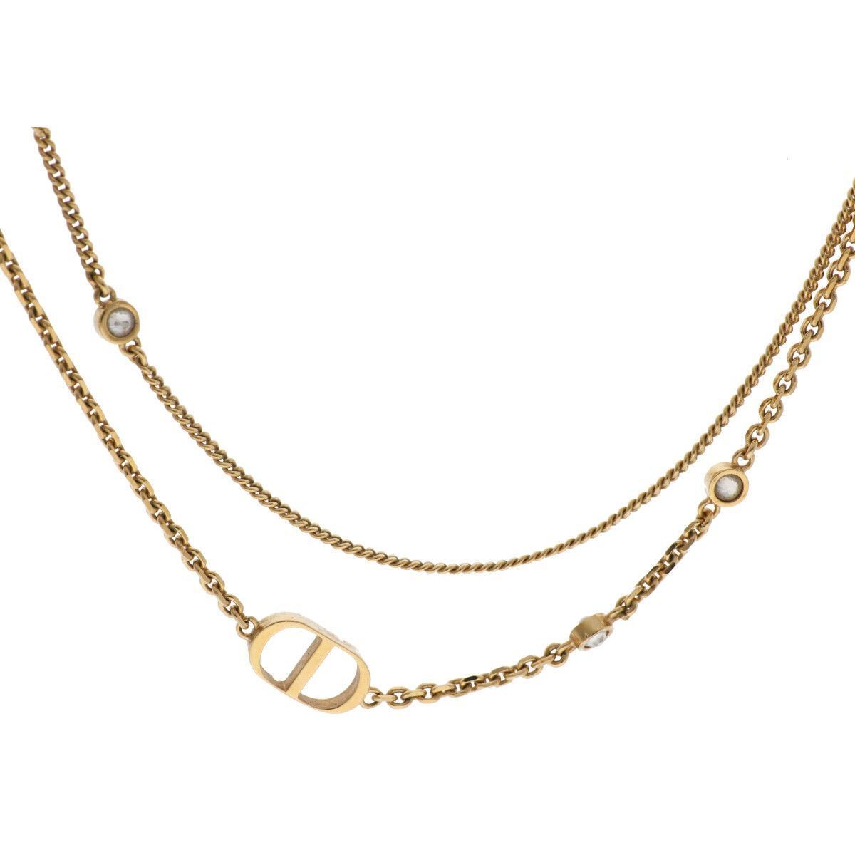 中古】 Christian Dior クリスチャン・ディオール PETIT CD ダブル