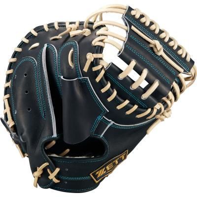 カラー ゼット 硬式用キャッチャーミット ナイトブラック ネオステイタス