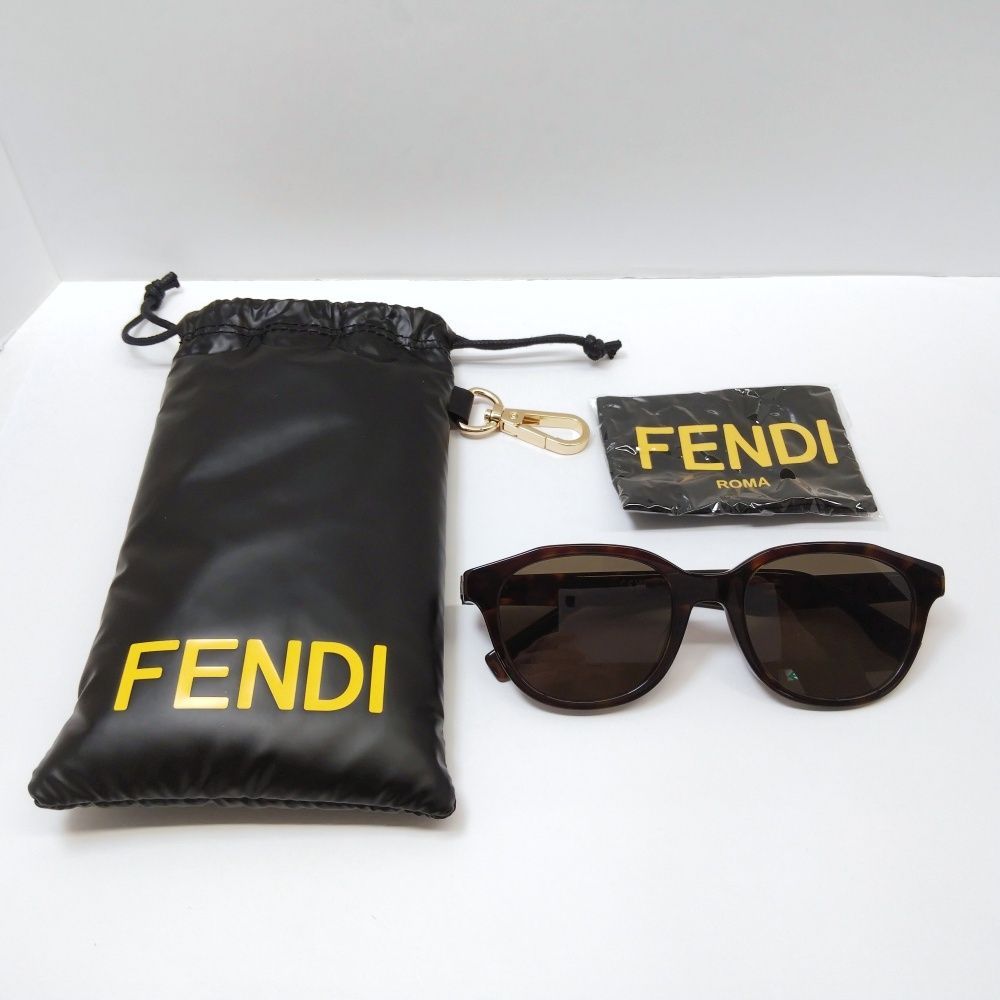 FENDI フェンディ FE40092F サングラス 52E 53口20-145 鼈甲柄 セル