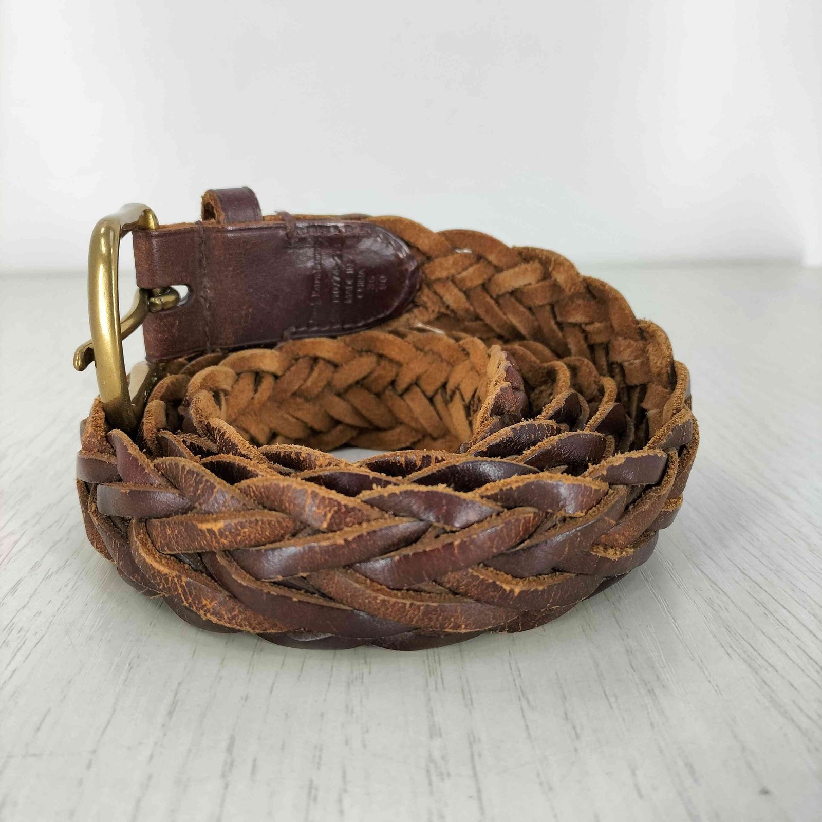 ラルフローレンメッシュレザーベルト POLO RALPH LAUREN（ポロ・ラルフローレン） ベルト レザー 30mm