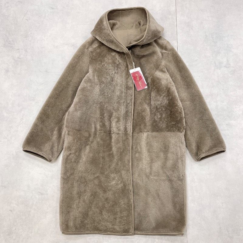 Pelley Lusso ペレリールッソ ムートンコート リバーシブル ロング 羊