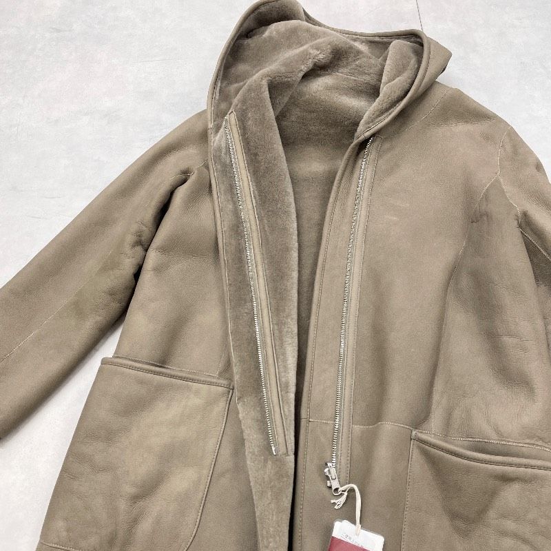 Pelley Lusso ペレリールッソ ムートンコート リバーシブル ロング 羊