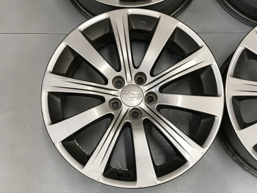 ◎傷少良品 SUBARU純正 17inc 7J +55 100/5H 即納可 個人宅OK 4本