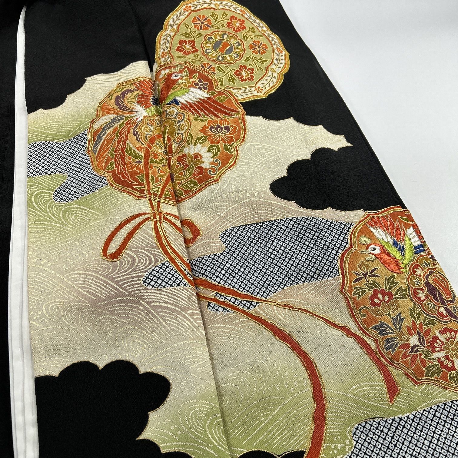 黒留袖 4枚 正絹 着物まとめ売り 同梱購入歓迎 リメイク用 着付け練習